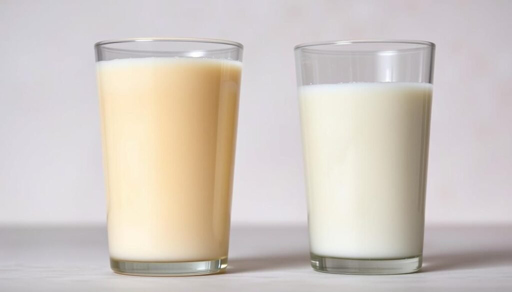 diferença entre leite de bufala e leite de vaca